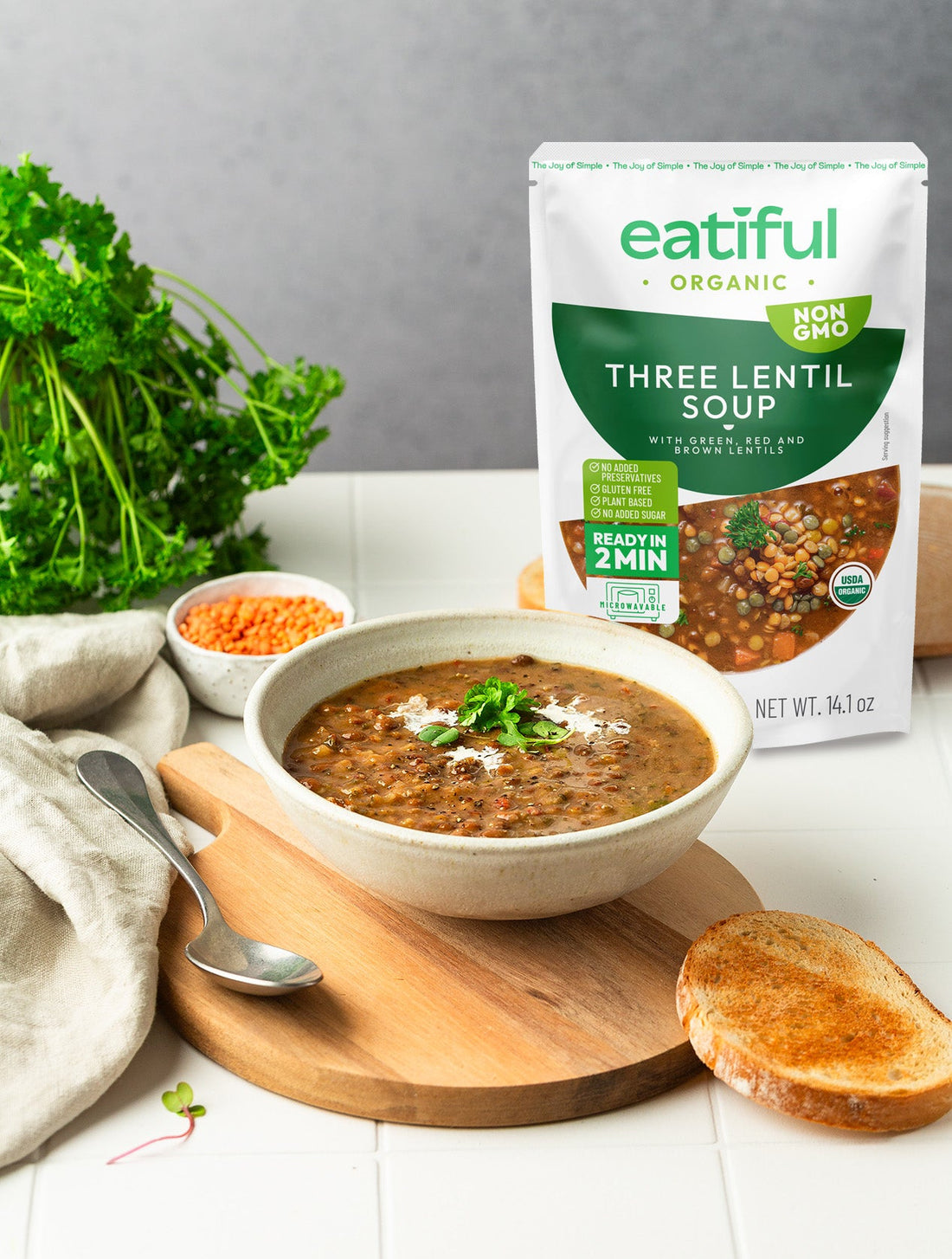 How to Make Your Organic Three Lentil Soup Even More Filling and Flavorful