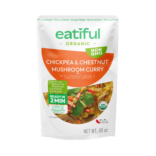 Chickpea & Chestnut Mushroom Curry Meal
