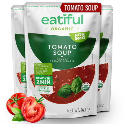 chunky tomato and basil soup x3