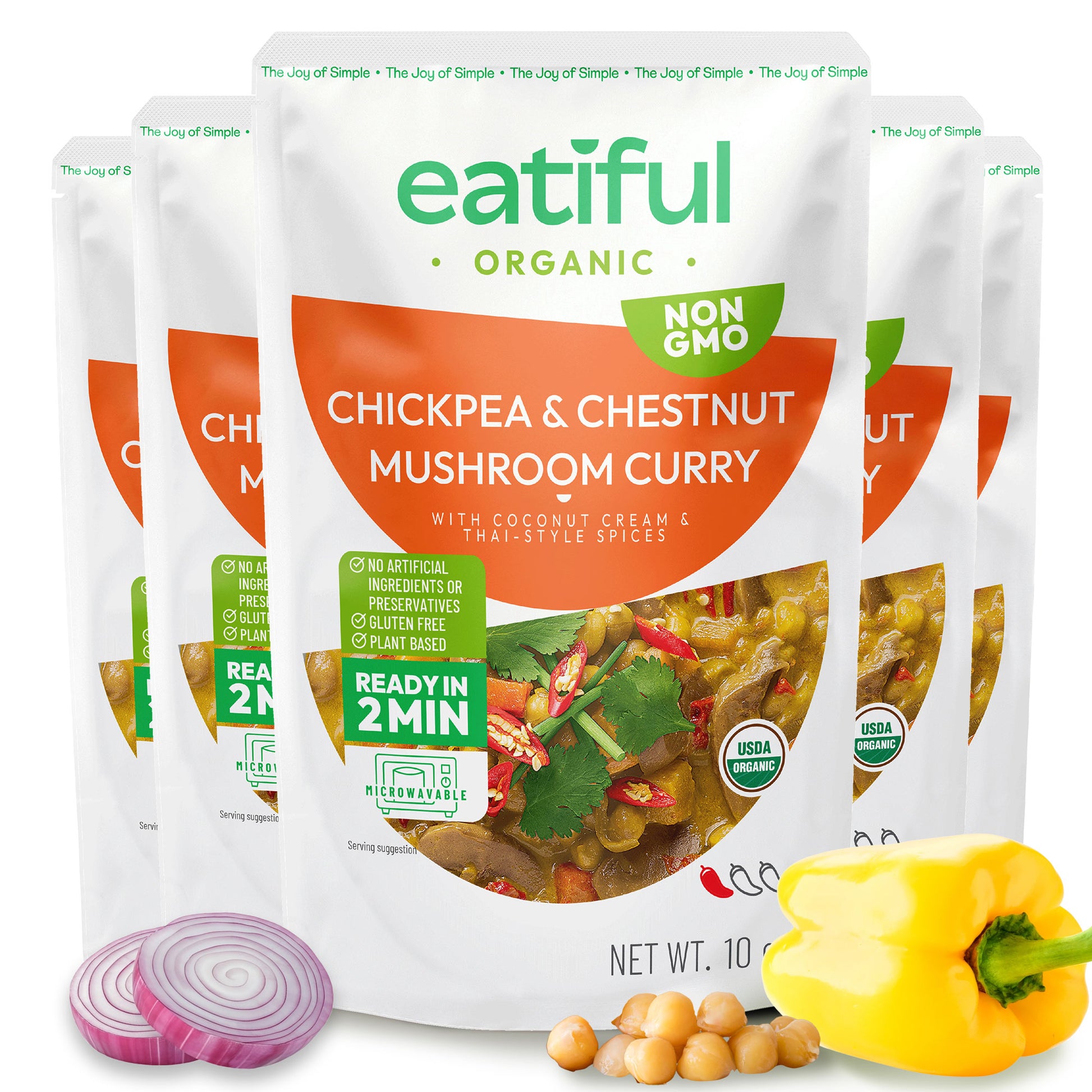 Chickpea & Chestnut Mushroom Curry Meal