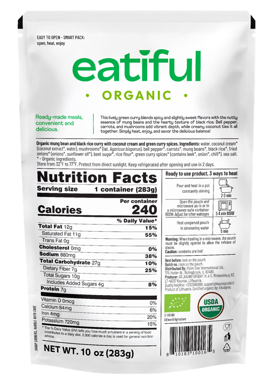 Organic Curry Meals Variety Pack (3 Flavors)
